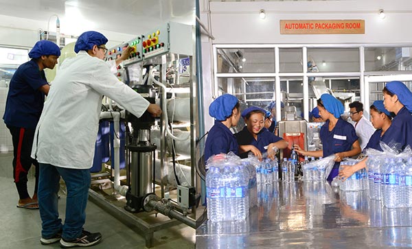 Large Scale Operations of Packaged Drinking Water