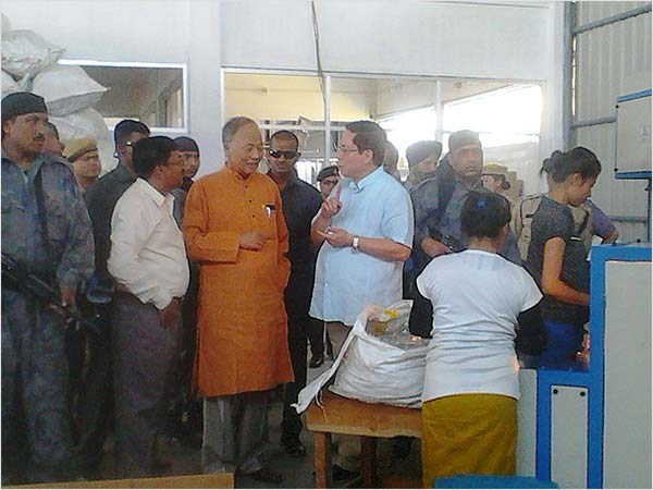 Chief Minister of Manipur visits our Plant